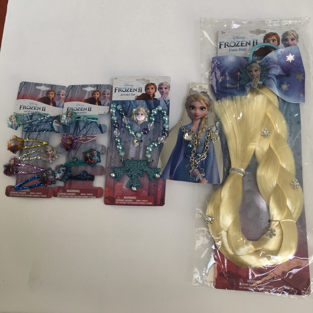 Frozen II accessories, Jewelry, Hair ponies, Necklaces, Bracelet